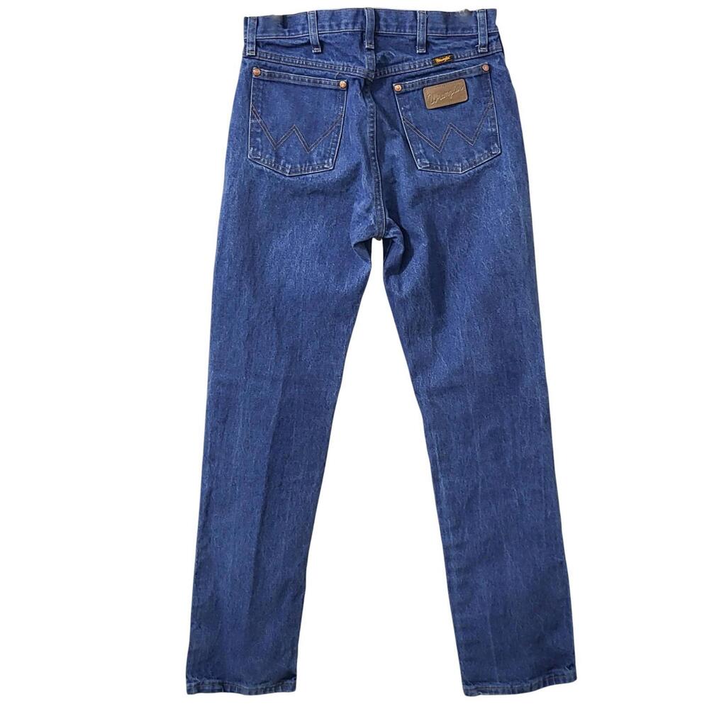 Wrangler Cowboy Cut Jeans Mens Size 30x32 Blue 13MWZ Cotton Denim